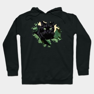 Cat in the meadow Hoodie